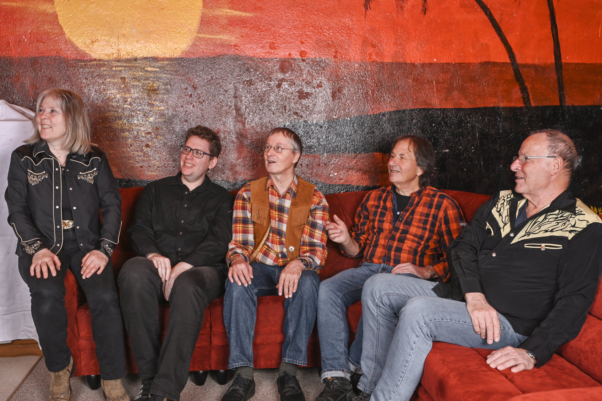 Hurricane – die Band entspannt
